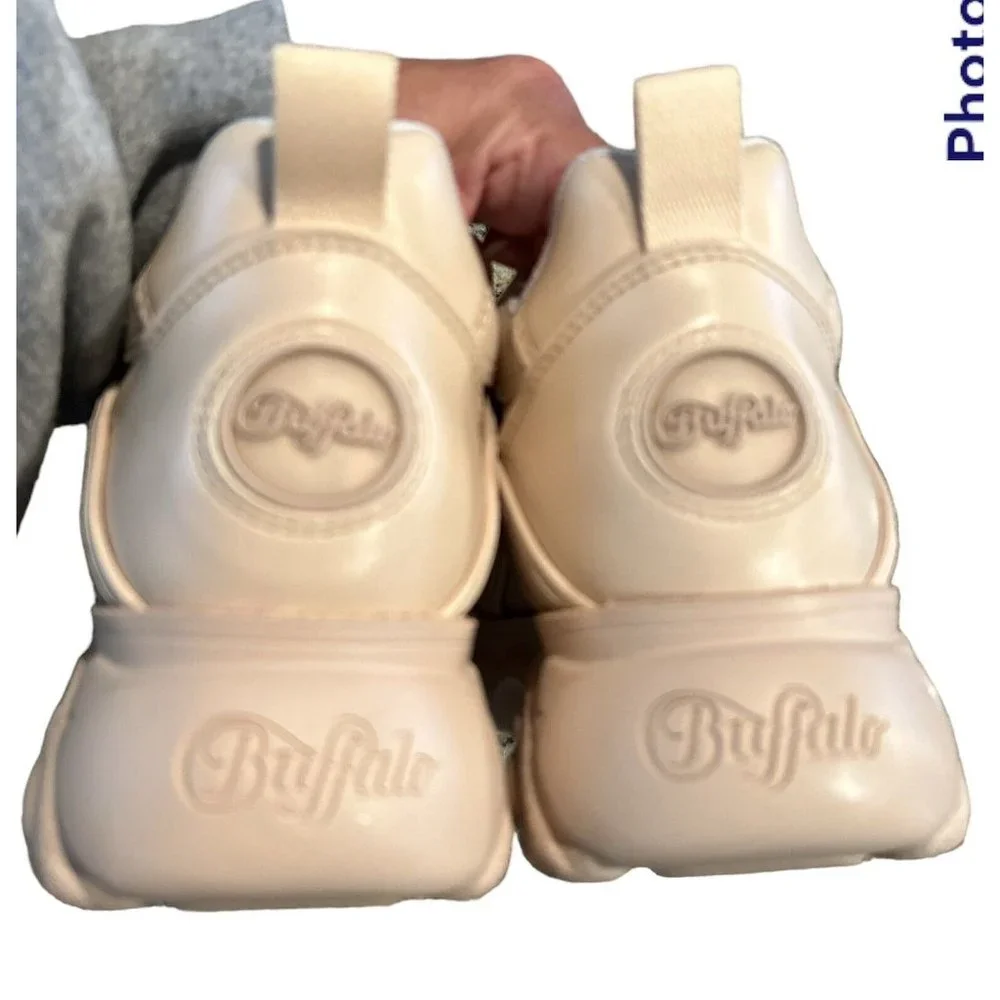 Buffalo London Corin Platform Leather Sneaker Shoes 8.5 Women's NEW IN BOX! - Picture 7 of 10